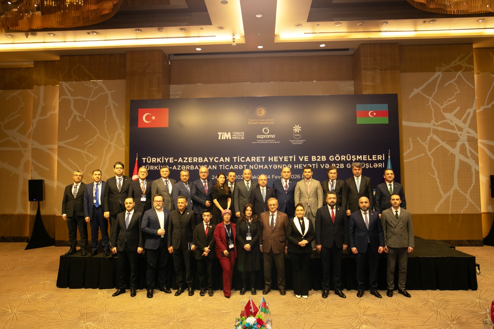 “Türkiyə–Azərbaycan Ticarət Nümayəndə Heyəti və B2B Görüşləri” tədbiri keçirilib.